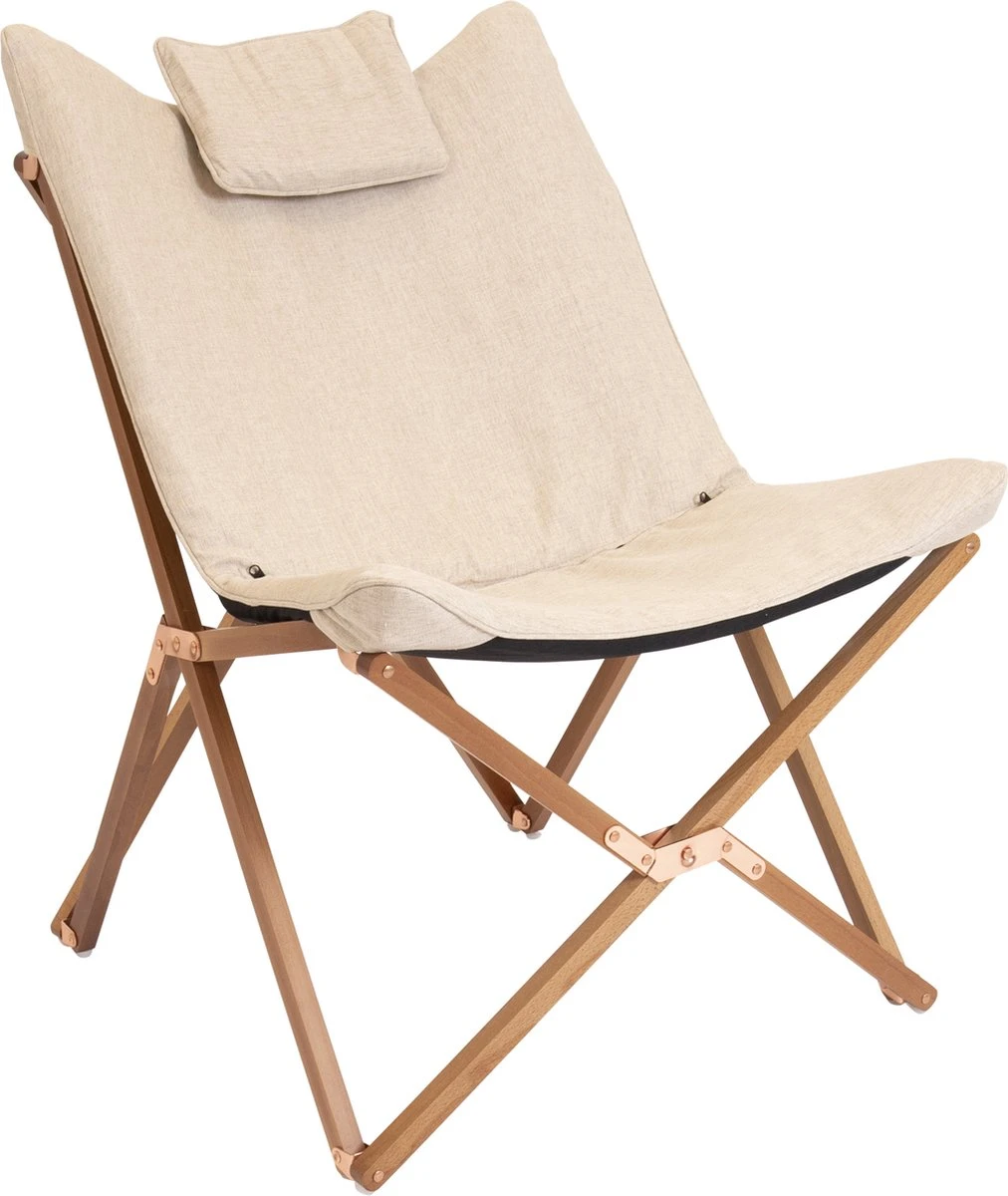 Bo-Camp Urban Outdoor Collection - Relaxstoel - Bloomsbury - M - Oxford Polyester - Beige - Afbeelding 6