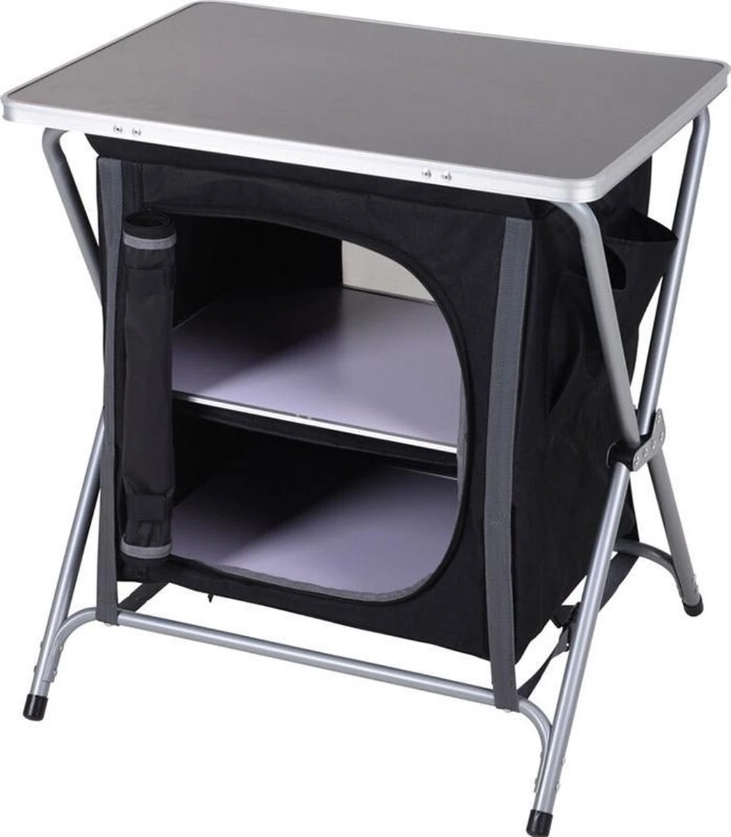 Pro Garden Campingkast Opvouwbaar Met Legplaat En Plank 60 X 45 X 63 Cm