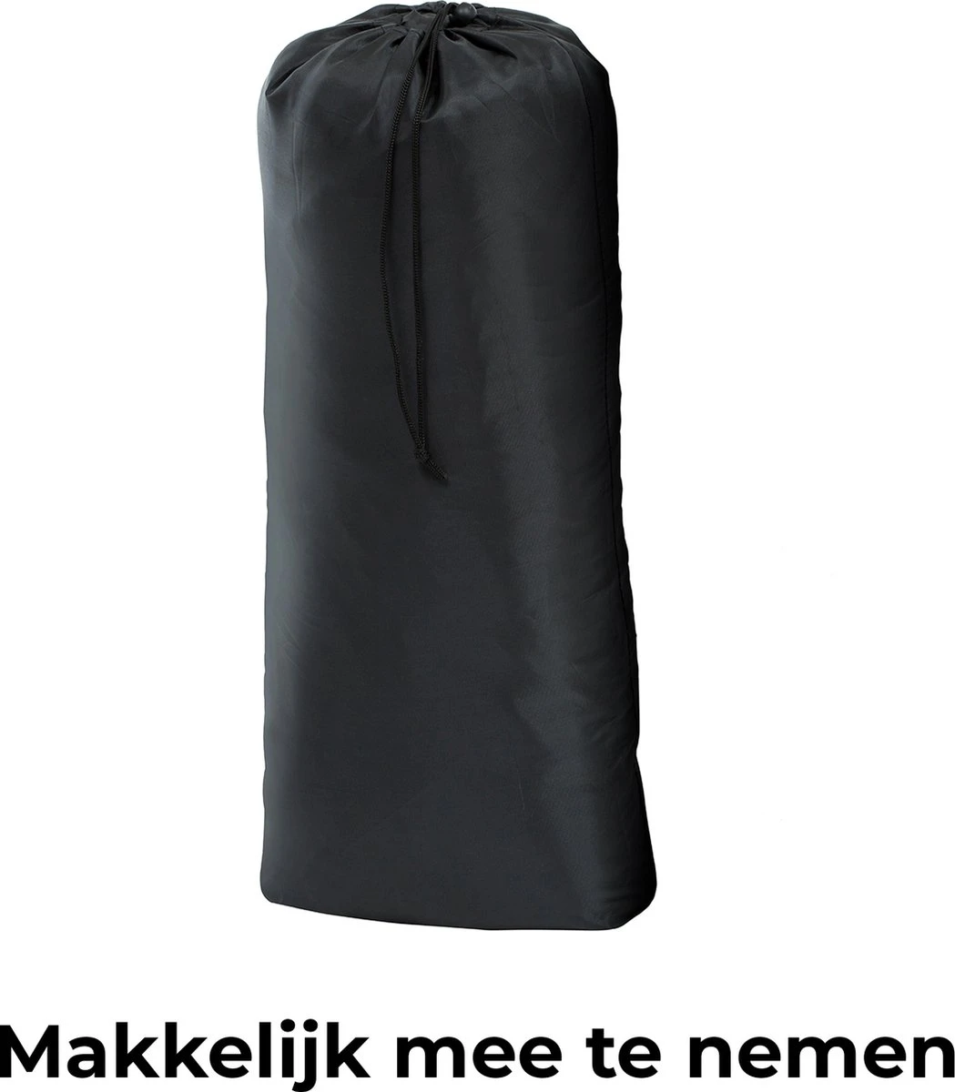 Deryan Cocoon Pop Up Tent - Slaapzak - Luchtbed - Luchtpomp - 4 Persoons - Zilver - Afbeelding 6