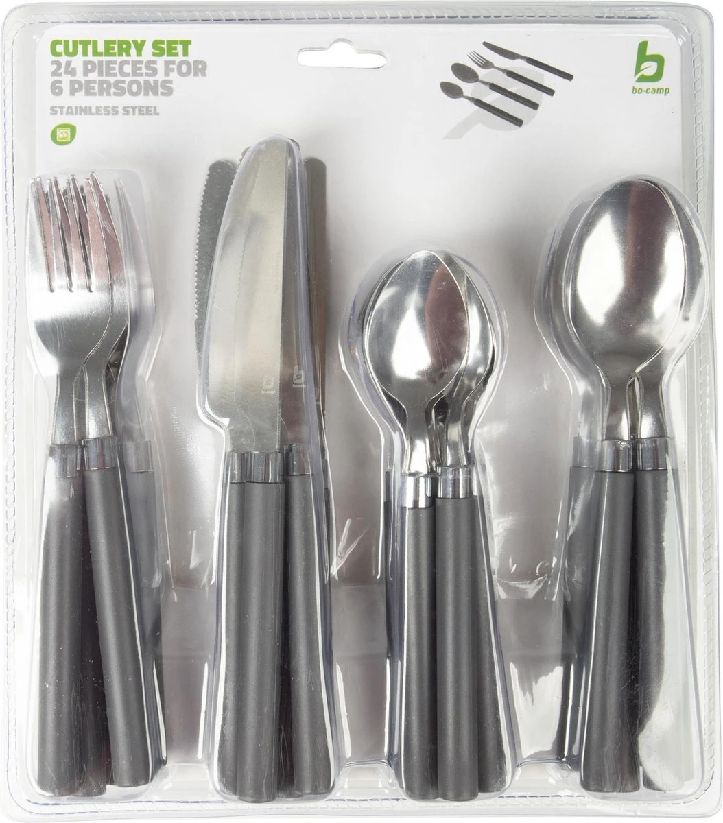 Bo-Camp Bestekset - 24-delig - 6 Persoons