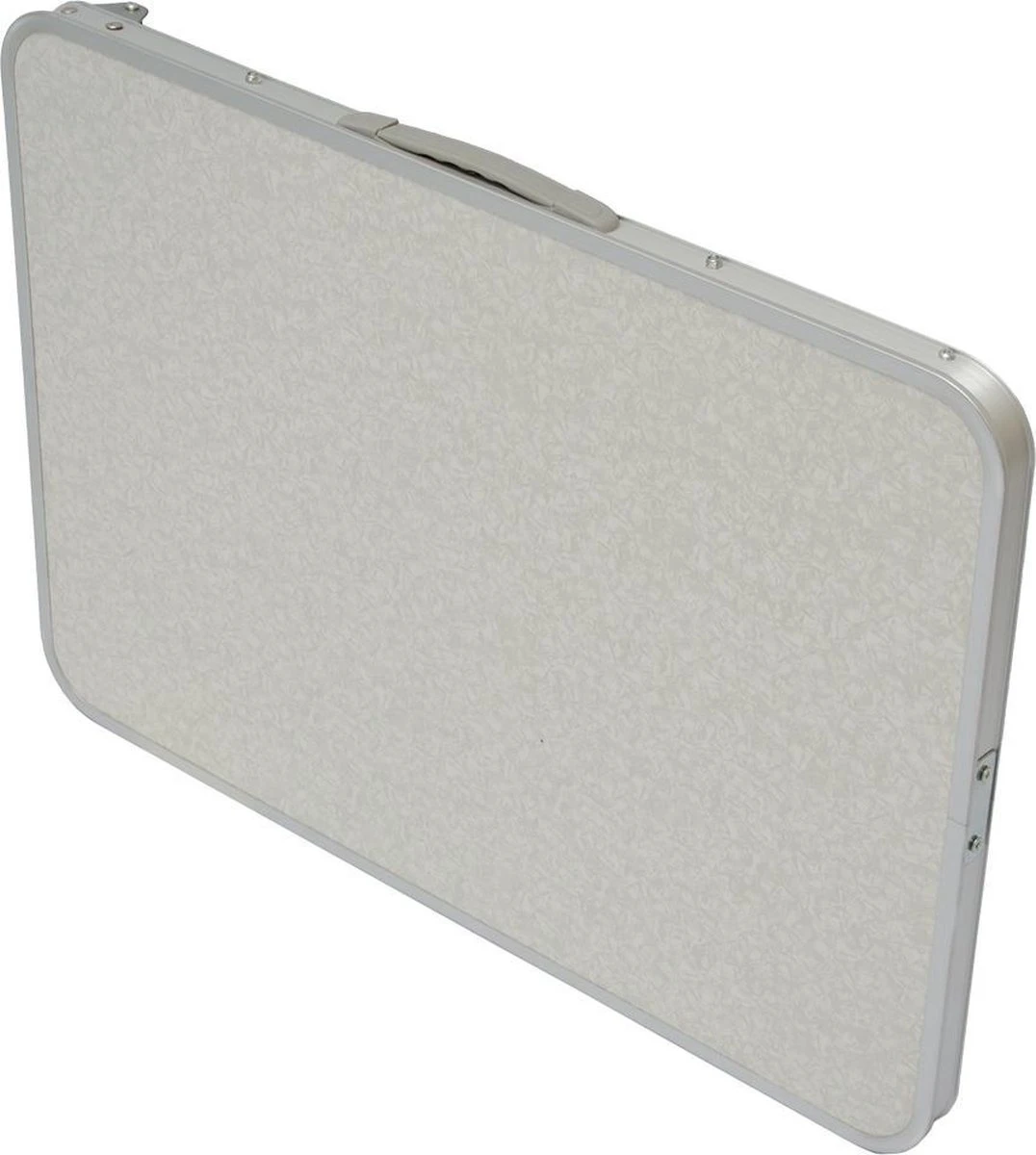Alu Campingtafel 70x55cm - Inklapbbar Kampeertafel - Picknicktafel Licht Vouwtafel Klaptafel Grijs - Afbeelding 8