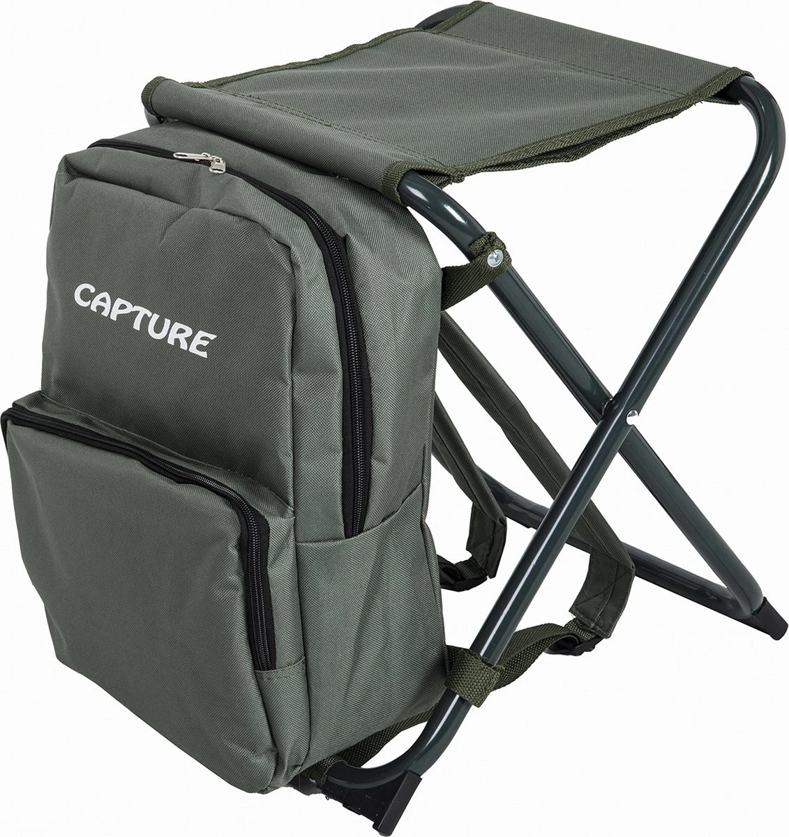 Capture Outdoor, "Traveller OX-37" Camping Kruk Met Rugzak, Opvouwbaar, Lichtgewicht, Verstelbare En Gevoerde Draagriemen, …