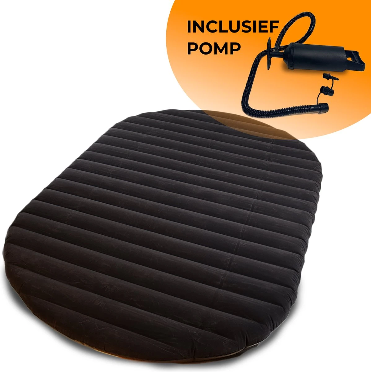 Deryan Cocoon Pop Up Tent - Slaapzak - Luchtbed - Luchtpomp - 4 Persoons - Zilver - Afbeelding 2