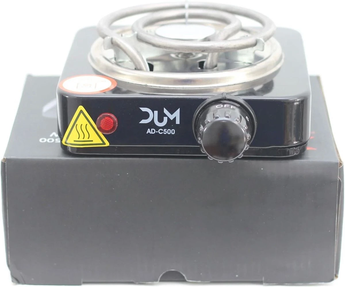 Dum Kolenbrander Elektrische 500 Watt - Kolenverhitter - Kolen Opwarmen - Kooltjes - Kolen - Coco - Verwarmer - - Camping Kooktoestel - Kooktoestel Camping - Kookplaat -BBQ Starter – Shisha - Waterpijp - Afbeelding 2