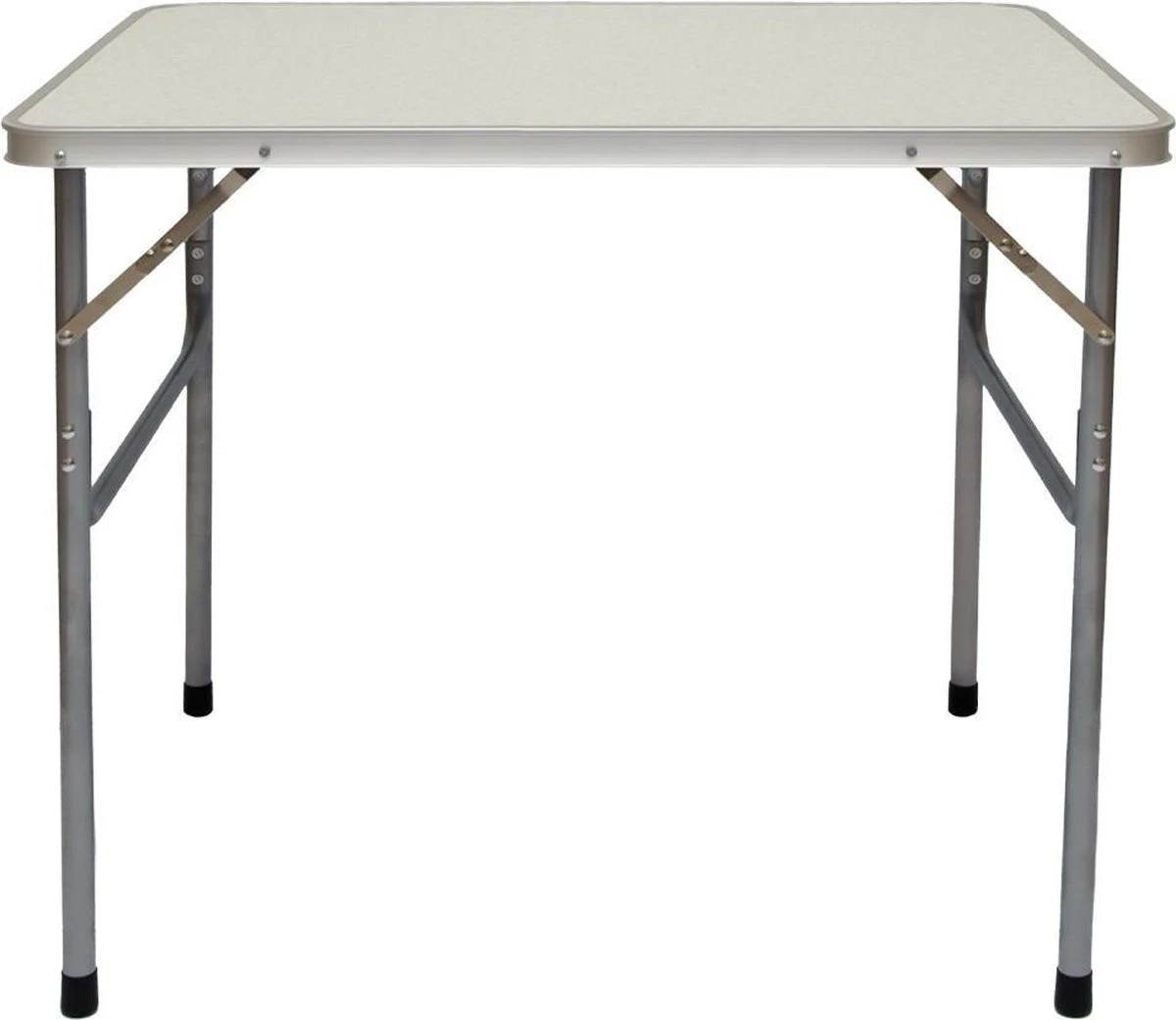 Alu Campingtafel 70x55cm - Inklapbbar Kampeertafel - Picknicktafel Licht Vouwtafel Klaptafel Grijs - Afbeelding 6
