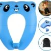 Blauwe Opvouwbare Toilet Zitje - WC Verkleiner - WC Bril Verkleiner- Urinoirs Kind - Toilet Training - Plas Trainer Zitje - Reis Accessoires - Camping Toilet Zitje - Toilet Verkleiner - Toilet Bril Verkleiner