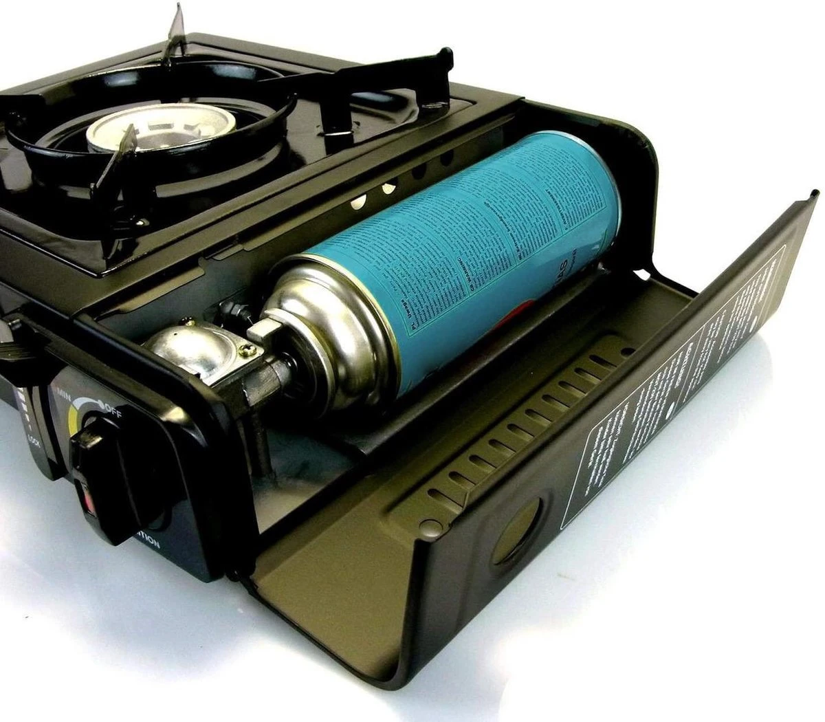 Camping Kooktoestel Op Gas - 1-pits - Inclusief Opbergkoffer - Afbeelding 6