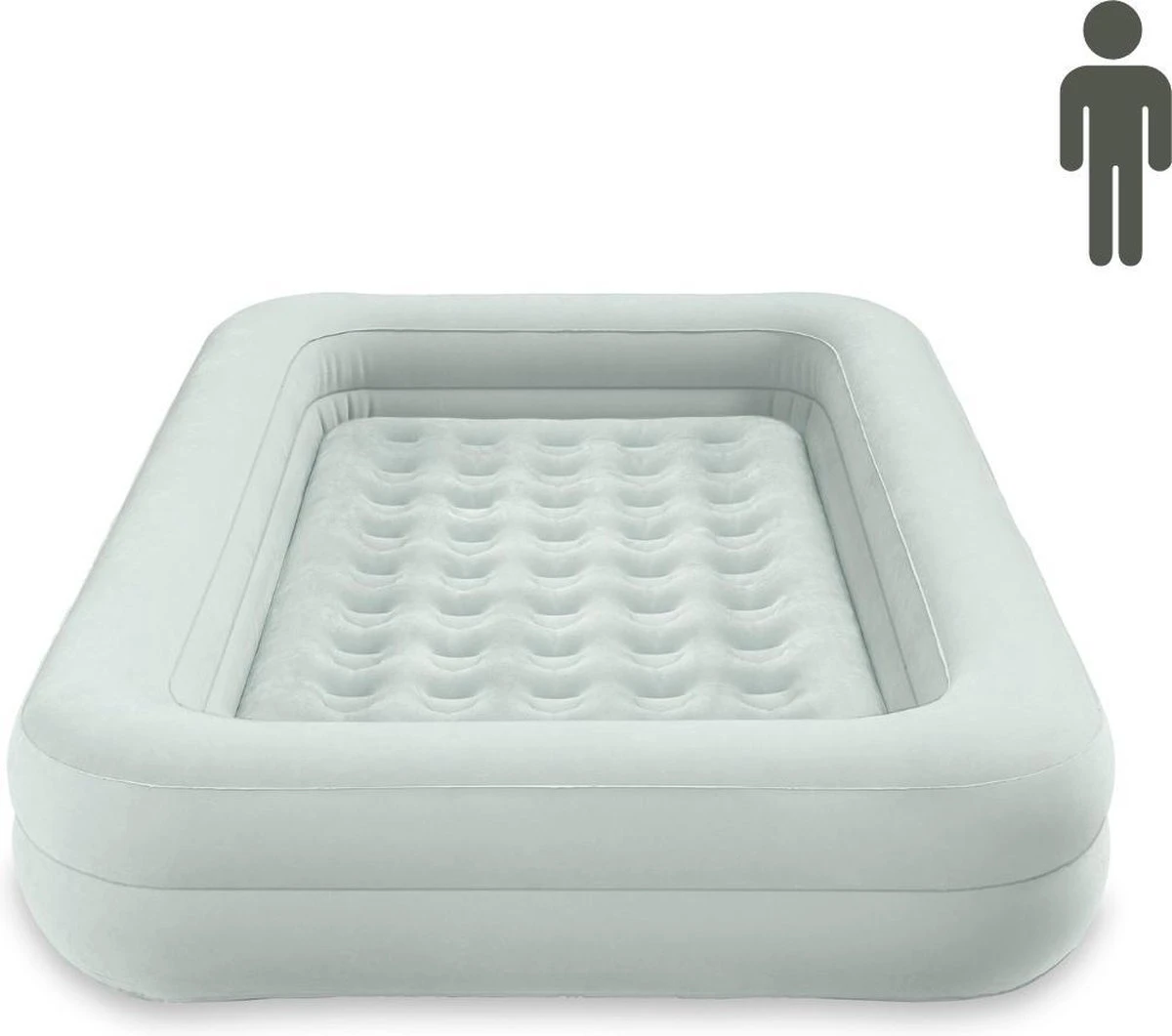 Intex Luchtbed - Kinder Reisbed - 1 Persoons - Slaapgedeelte: B71 X L132 X H10 - Met Reparatieset - Afbeelding 2