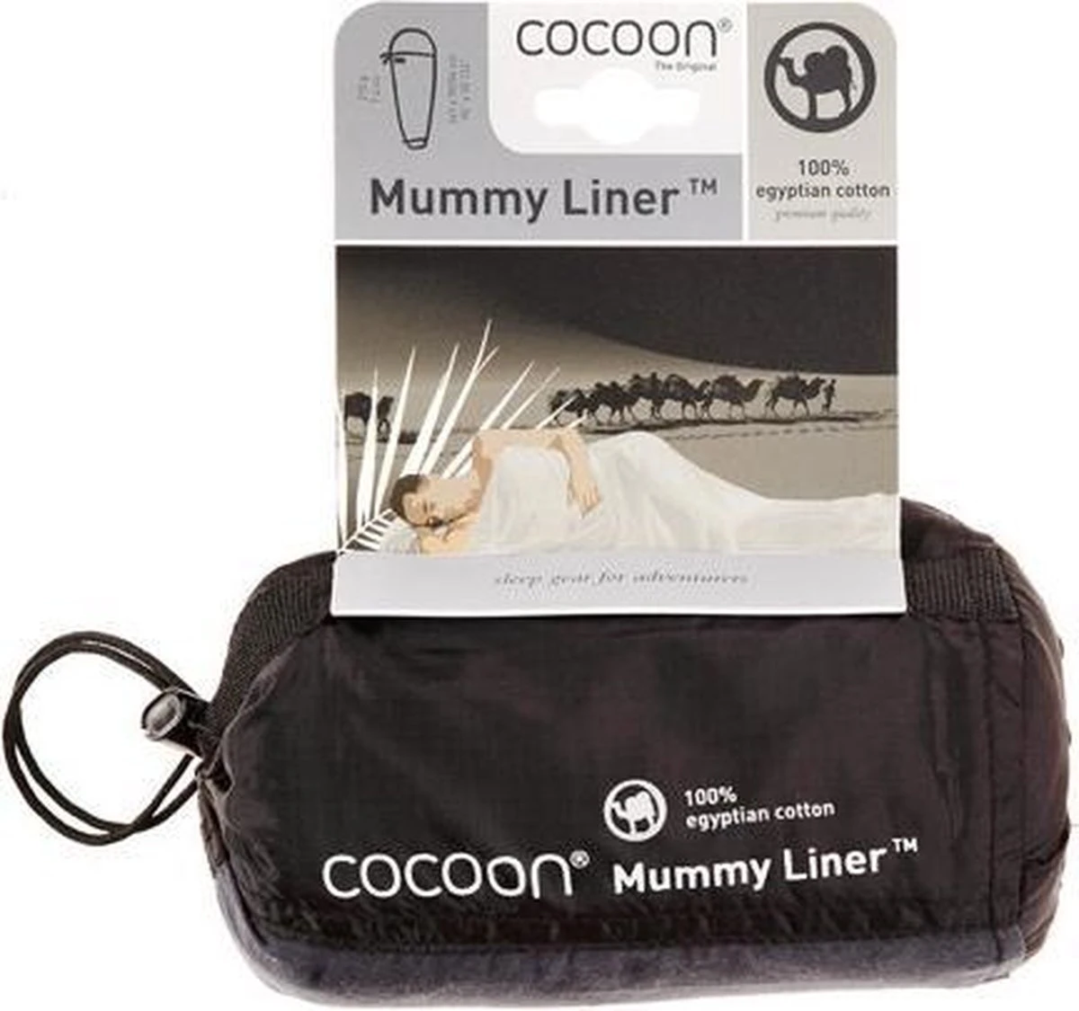 Cocoon Mummyliner - Lakenzak - Egyptisch Katoen - Tuareg - Afbeelding 4