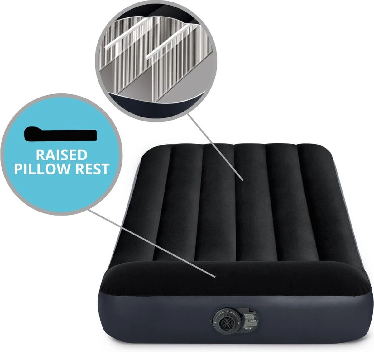 Intex Pillow Rest Classic Twin Luchtbed - 1-persoons - 99x191x25cm - Afbeelding 7