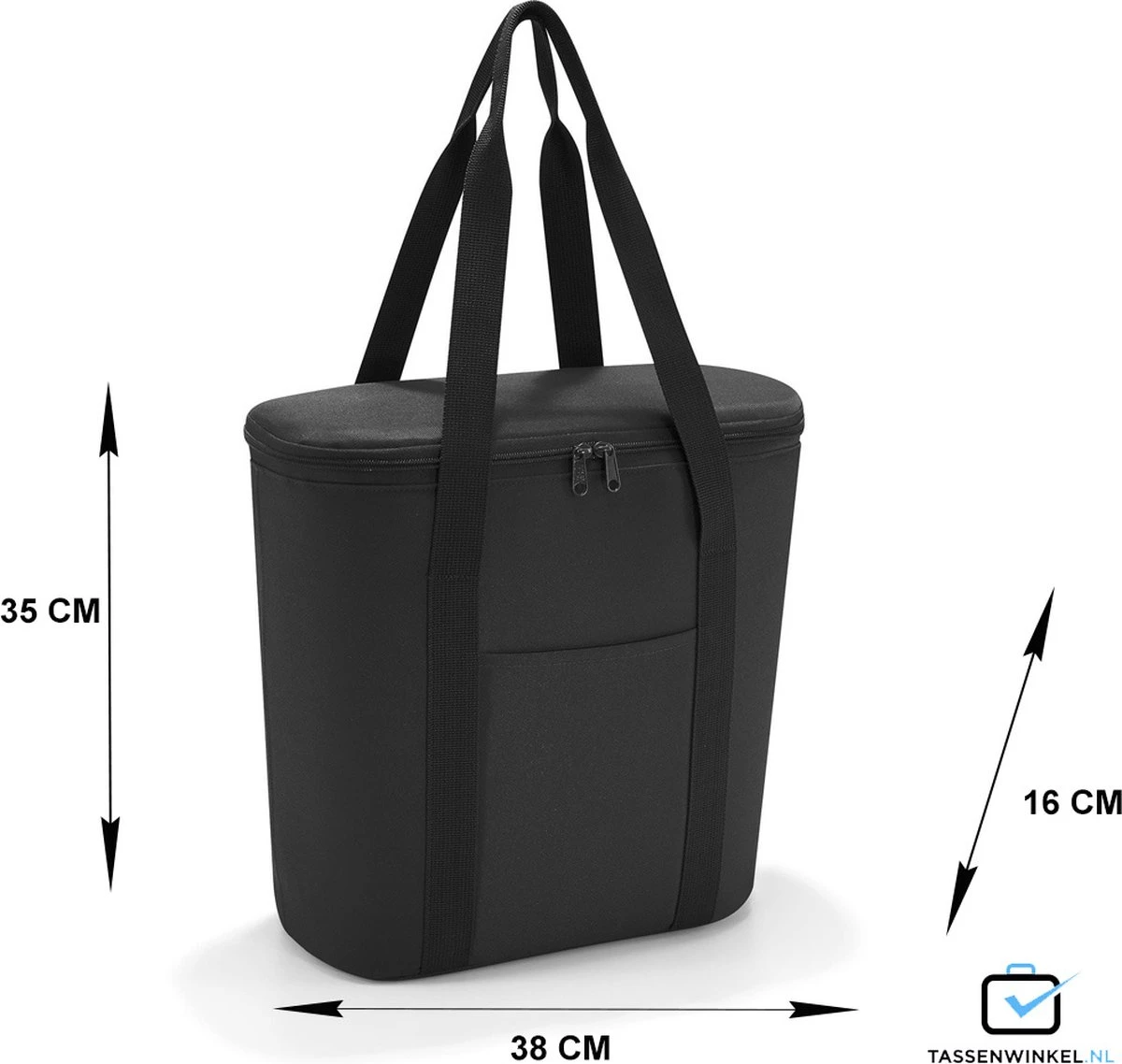 Reisenthel Thermoshopper Koeltas - 15L - Zwart - Afbeelding 9