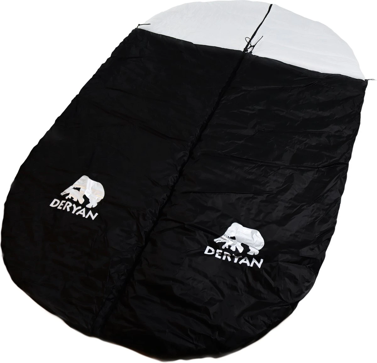 Deryan Cocoon Pop Up Tent - Slaapzak - Luchtbed - Luchtpomp - 4 Persoons - Zilver - Afbeelding 3