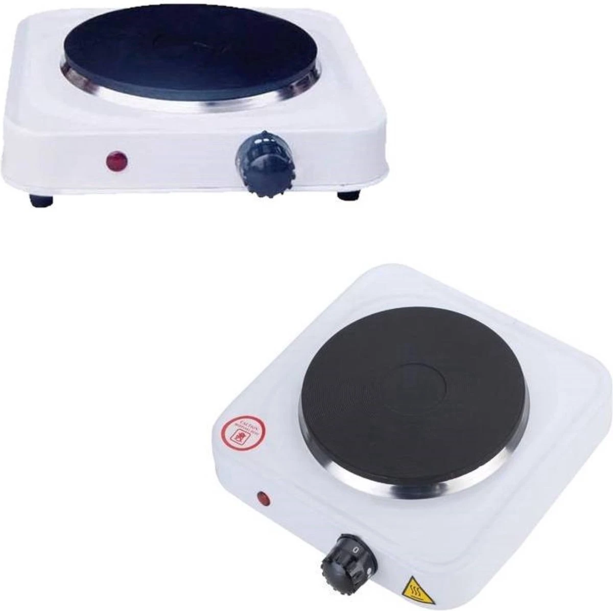 Benson Kookplaat - Enkel - Wit - 1000W - Afbeelding 3