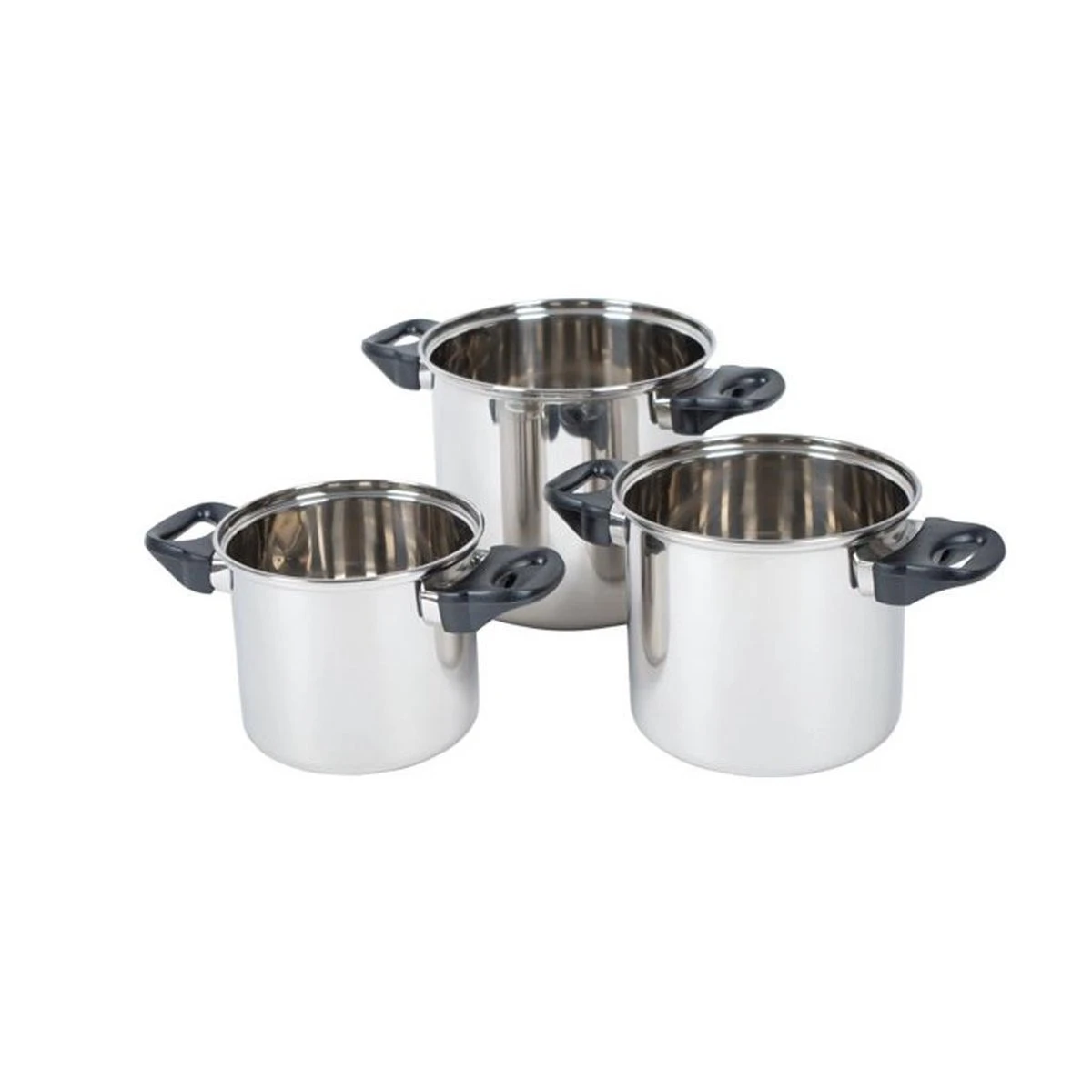 Bo-Camp - Pannenset - Elan Plus - 3-Delig - RVS - Afbeelding 5