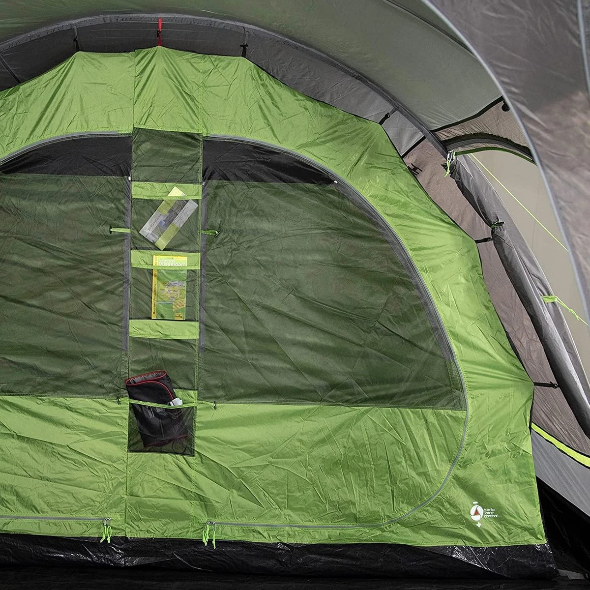 High Peak Tunneltent Bozen 5.0, 5 Persoons, 2,0 M Stahoogte, 4.000 Mm Waterdicht, Verduisterde Binnentent - Afbeelding 8