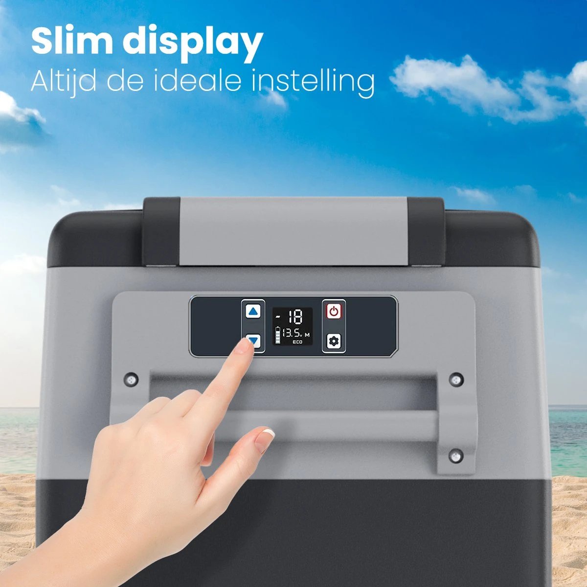 Auronic Elektrische Koelbox - 49.5L - Compressor - 12V En 240V - Grijs - Afbeelding 8