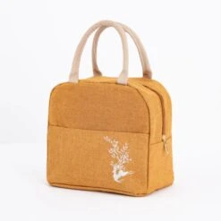 Koeltas - Lunchtas - Volwassenen En Kinderen - Compact Picknick & Lunchtasje - Lunch - Werk - Diep Goud