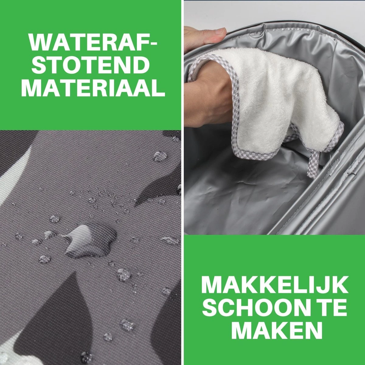 Packaway 4 Laags Geïsoleerde Koeltas - Lunchtas 15 Liter - Camouflage Grijs - Afbeelding 7