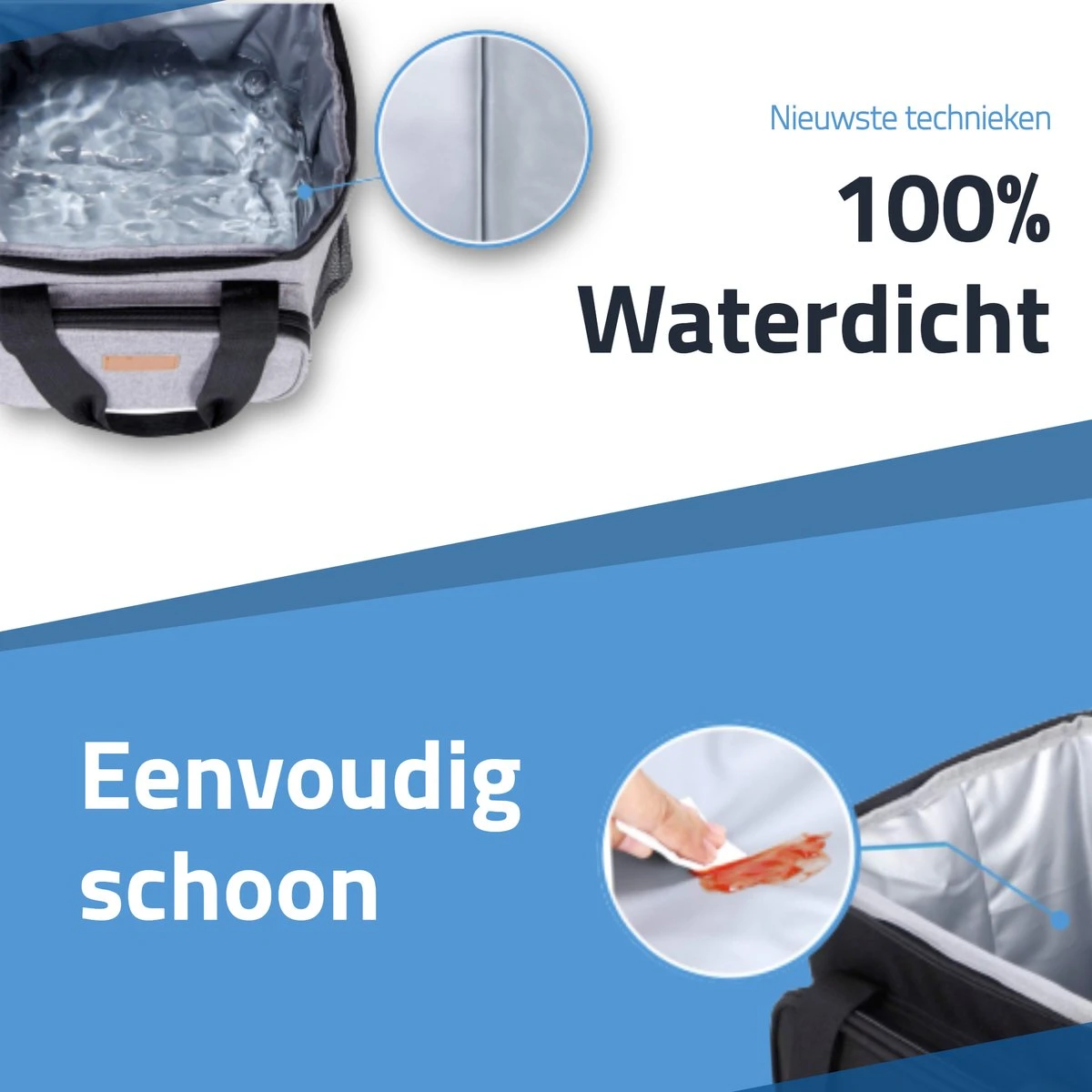 GOAT Outdoor 4 Laags Geïsoleerde Koeltas - Lunchtas 15 Liter - Grijs - Excl. Koelelementen - Afbeelding 8