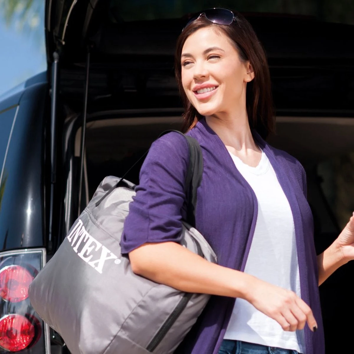 Intex Premaire II Elevated Queen Luchtbed - 2-persoons - 203x152x46 Cm - Afbeelding 6