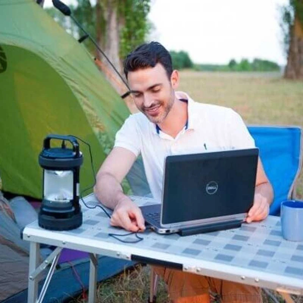 Coleman Twist+ 300 Camping Lantaarn - 300 Lumen - Oplaadbaar - Zwart - Afbeelding 2