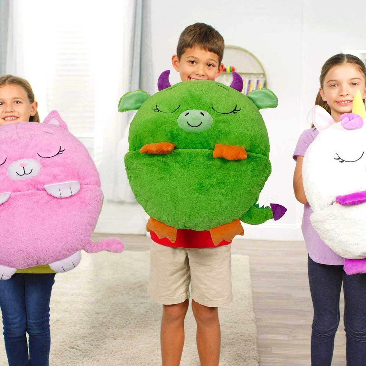 Roze Kat Kinderen Slaapzak -180 Cms |slaapzak Junior | Nappers | Children Sleeping Bag | Kinderen Slaapzak | Super Soft 2 In 1 Fun Pillow &Sleepy For Boys | Roze Kat Slaapzak | Zachte Slaapzak | Knuffel Slaapzak | 2 In 1 Slaapzak | Kinderen - Afbeelding 4