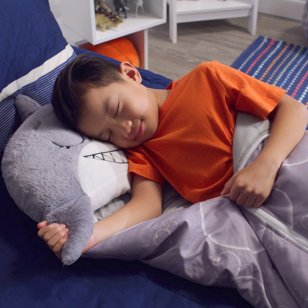 Mediashop Happy Nappers Kinderslaapzak - 2-in-1 Zachte Knuffel En Zomerslaapzak - Roze Eenhoorn Motief Voor Kinderen Van 3 Tot 6 Jaar - Afbeelding 4