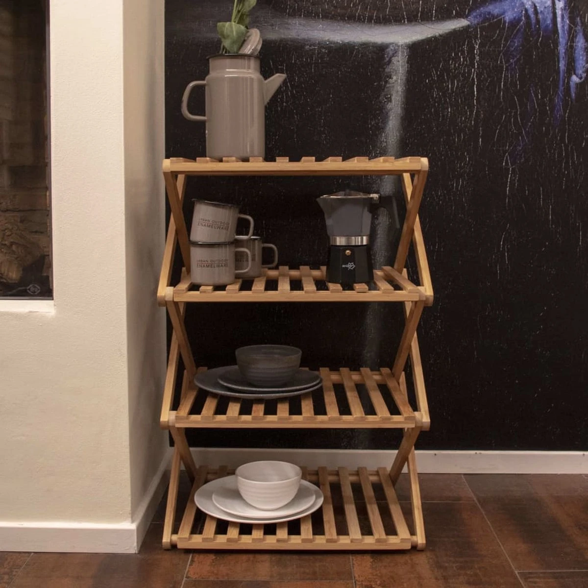 Bo-Camp - Urban Outdoor Collection - Legkast - Fitzroy - L - Bamboe - Afbeelding 3