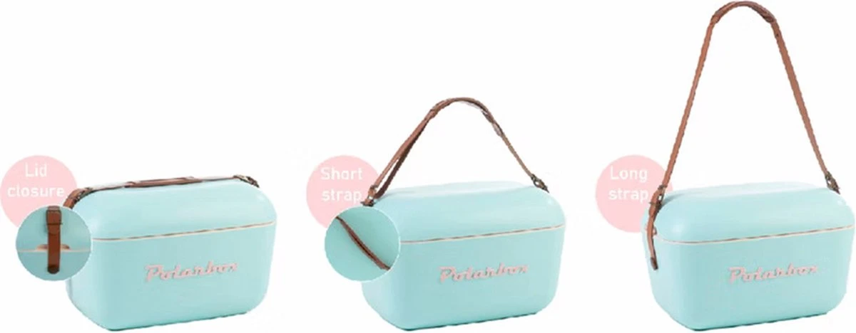 Merkloos Polarbox - Koelbox - Met Schouderband - Geel - 20 Liter - 45x30x(H)27cm - Afbeelding 5