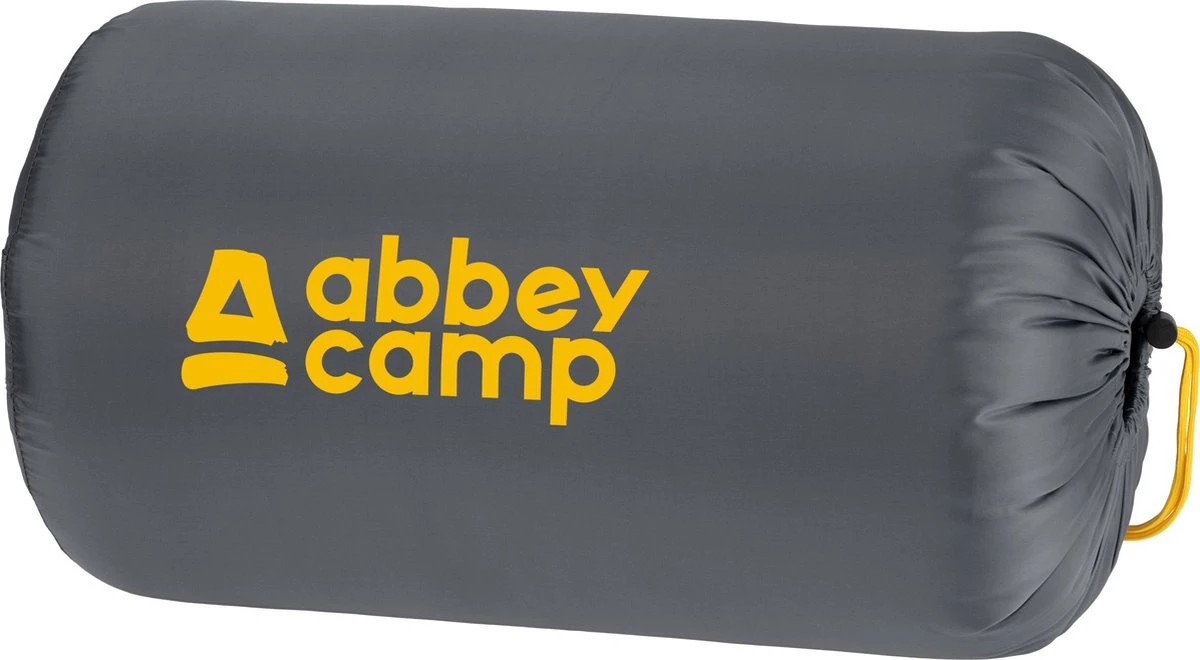 Abbey Camp Slaapzak Amsterdam-07 - Dekenmodel - 210 X 85 Cm - Grijs - Afbeelding 5
