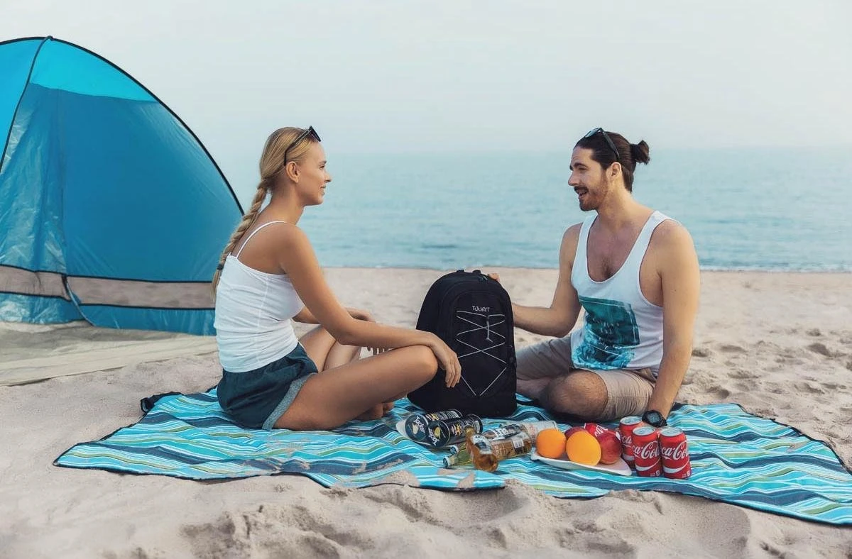 Koeltas Rugzak (25L) - Geschikt Voor 28 Blikjes - Lunchtas Voor Dames En Heren - Zwart - Afbeelding 12