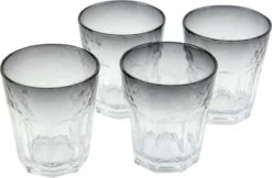 Bo-Camp Limonade Glas - Campingglas - Smoke - 4 Stuks - 200 Ml