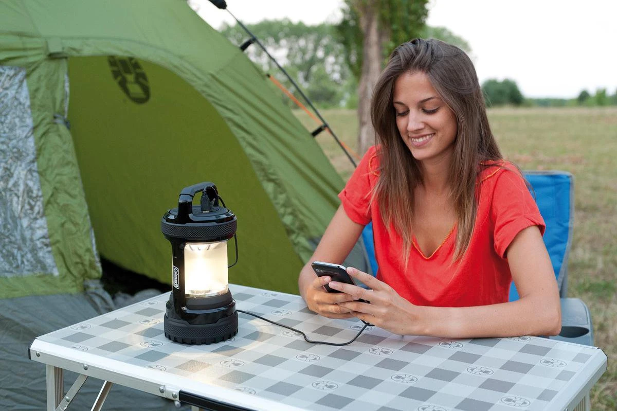 Coleman Twist+ 300 Camping Lantaarn - 300 Lumen - Oplaadbaar - Zwart - Afbeelding 6