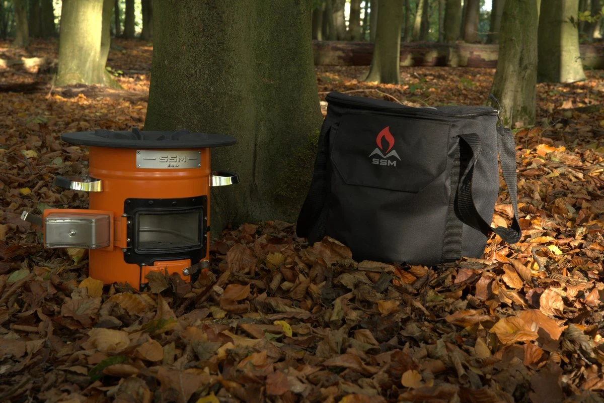 Dutch Rocket Stove - Rocket Stove - Kooktoestel Op Houtvuur - Met Draagtas - Dutch Oven - Afbeelding 5