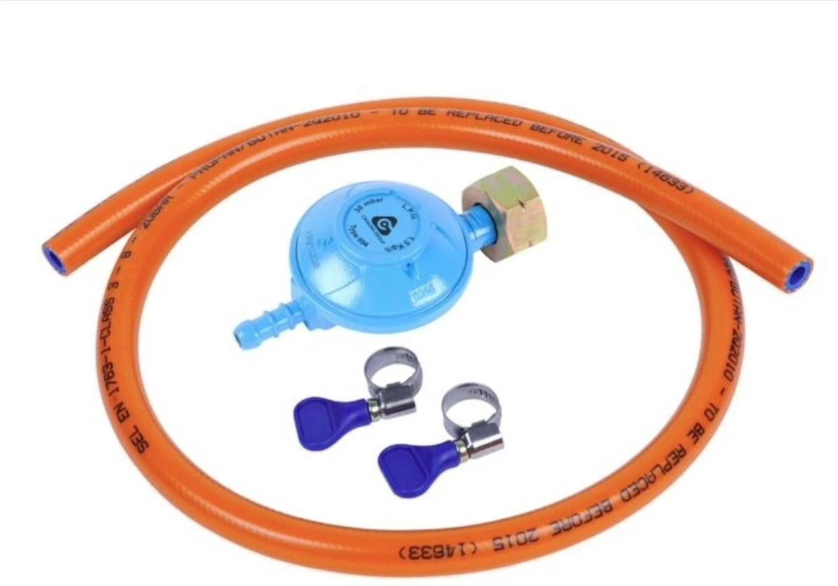 Kemper Gaskooktoestel Set – Campingset – Campingkookset – INCLUSIEF Installatiesetje – TOT 4 RVS Branders - Afbeelding 3