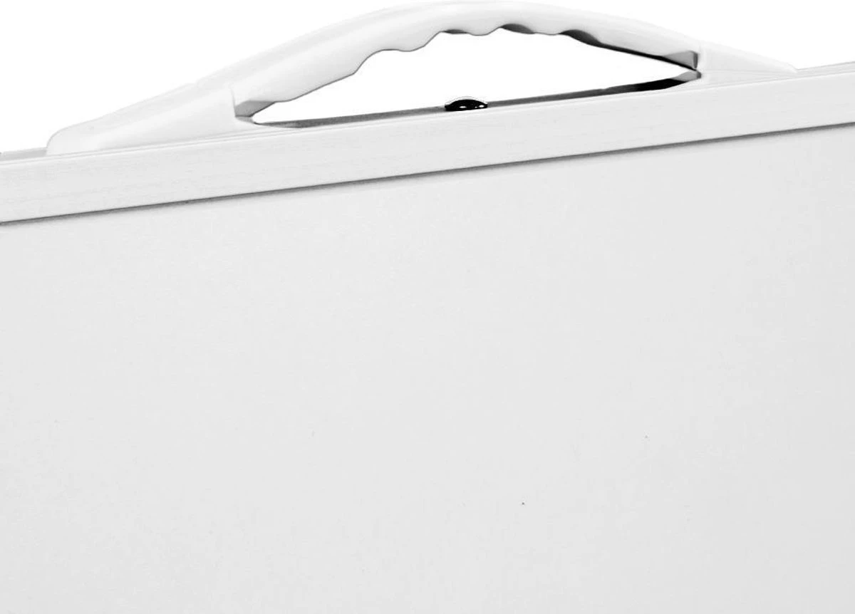 Merkloos Aluminium Inklapbare Tuintafel - Campingtafel - 80x60x68 Cm - Afbeelding 3