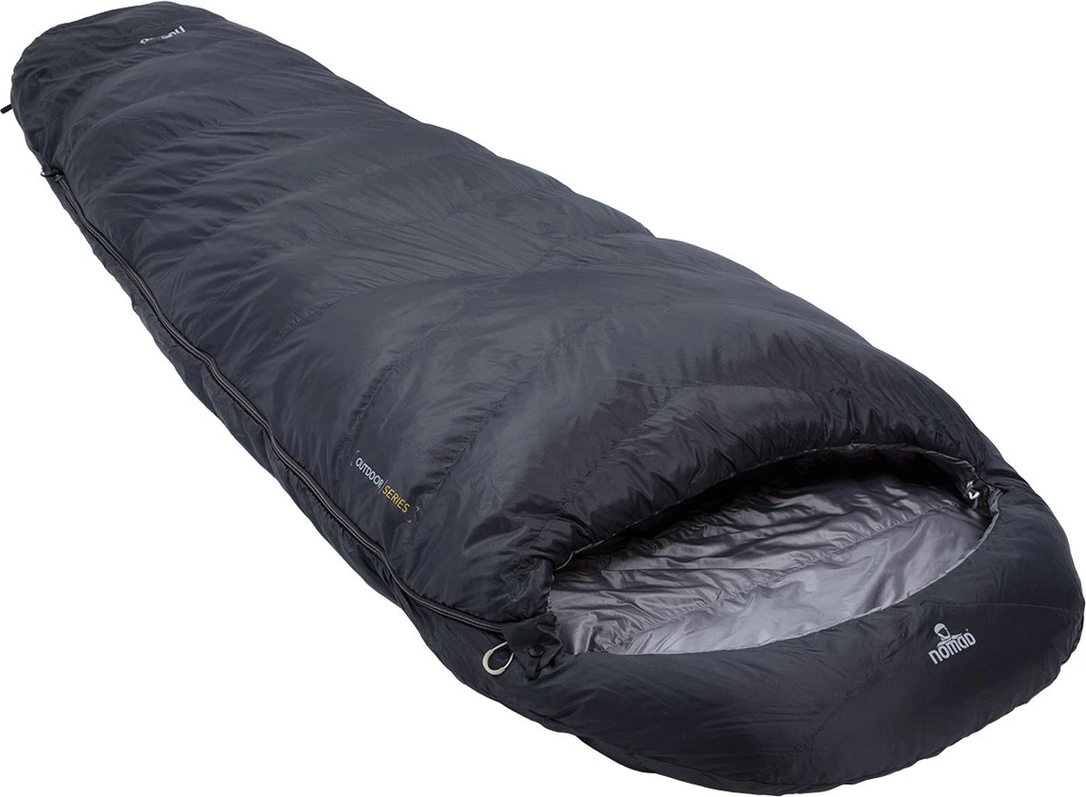 NOMAD® Taurus 400 Slaapzak | 210x80cm Grijs | Lichtgewicht & Kwalitatief | Slaapzak | Incl Hoes - Afbeelding 8