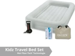 Intex Luchtbed - Kinder Reisbed - 1 Persoons - Slaapgedeelte: B71 X L132 X H10 - Met Reparatieset