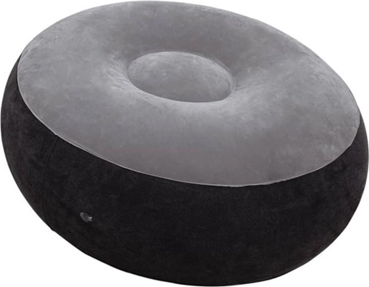 Intex Lounge Stoel - Ultra Lounge - Opblaasbaar - Grijs/zwart - Afbeelding 5