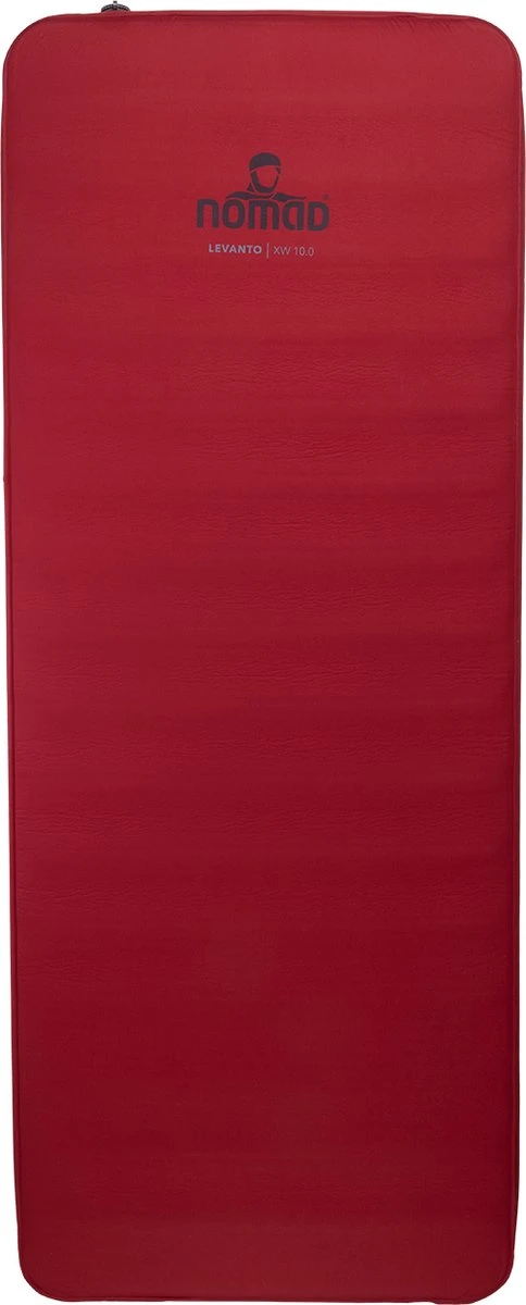 NOMAD® Levanto XW 10.0 Slaapmat | Zelfopblazende Mat Rood | 198x76x10cm | Lichtgewicht & Kwalitatief | Incl Hoes