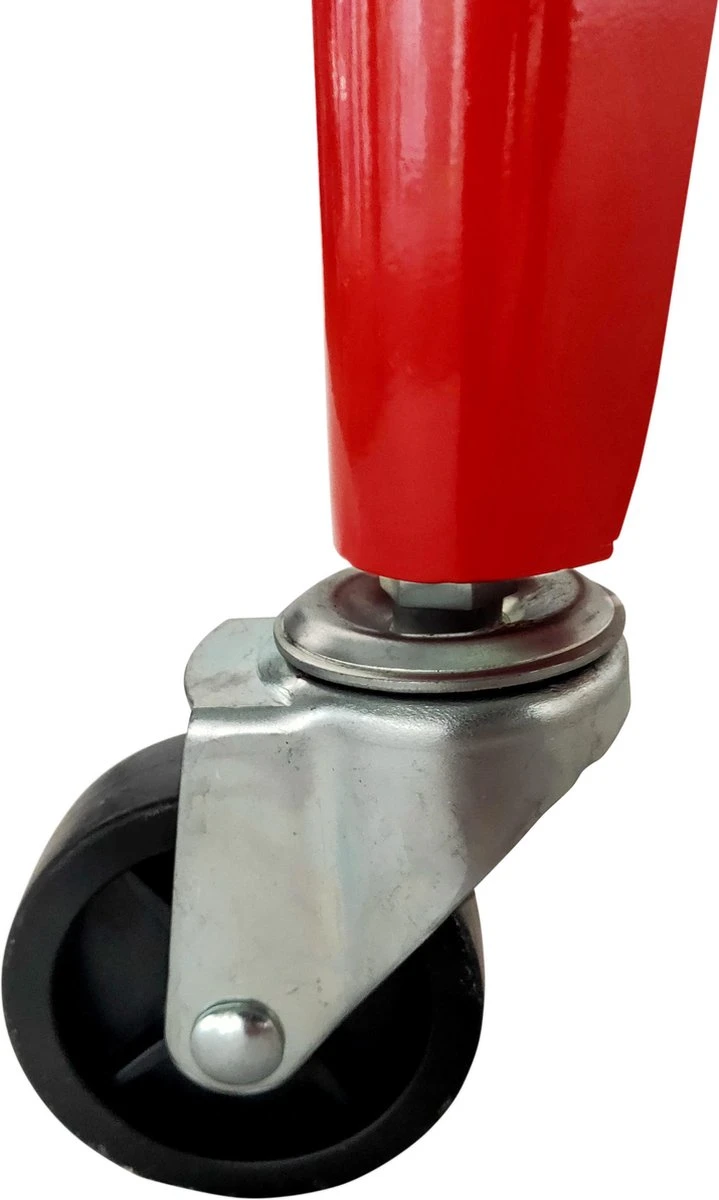 AXI Retro Cooler Rood - Koeler Met Wielen - 76L Inhoud - Koelbox Met Aftapkraan - Afbeelding 6