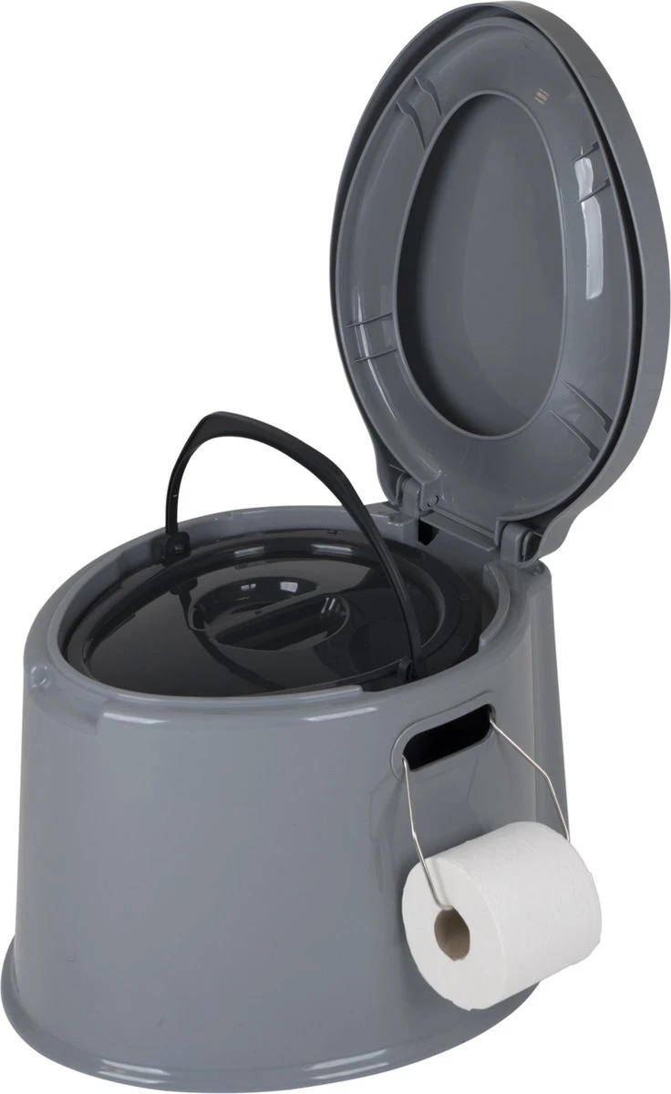 Bo-Camp Draagbaar Camping Toilet - 7 Liter - Grijs - Afbeelding 10