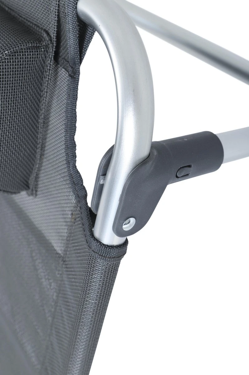 Bo-Camp Beach Chair - Monaco - Aluminium - Grijs - Afbeelding 11