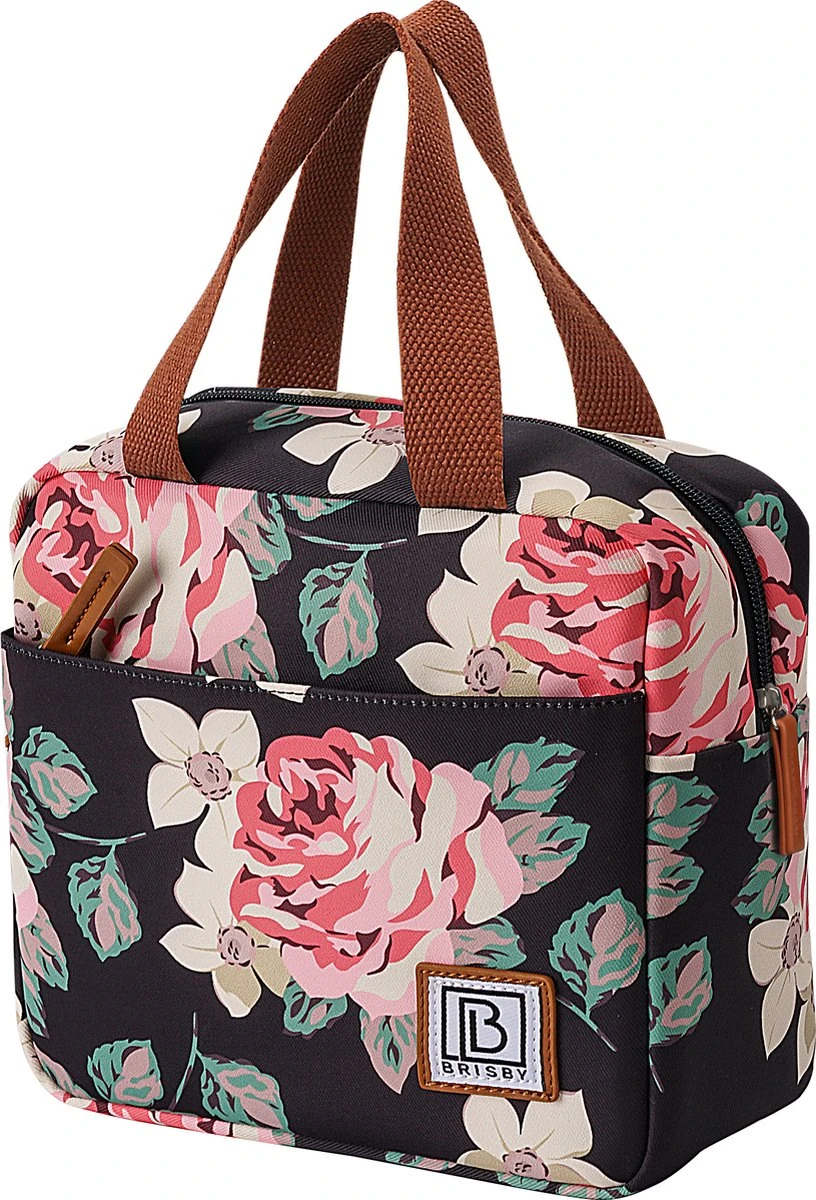 Brisby 4 Laags Geïsoleerde Koeltas - Lunchtas 4 Liter - Bloemetjes - Afbeelding 2