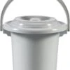 Curver Camping Toiletemmer - Met Deksel - 5 L - Ø 23,5 Cm - Lichtgrijs