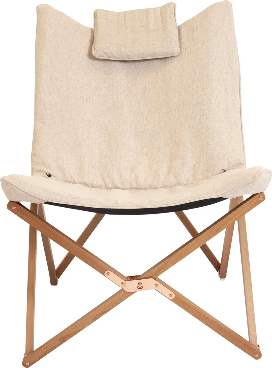 Bo-Camp Urban Outdoor Collection - Relaxstoel - Bloomsbury - M - Oxford Polyester - Beige